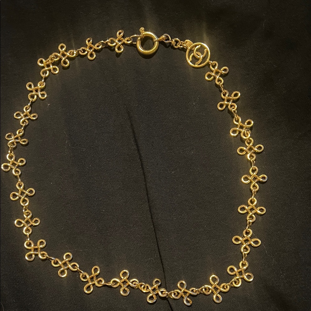 Vintage CHANEL Gold necklace